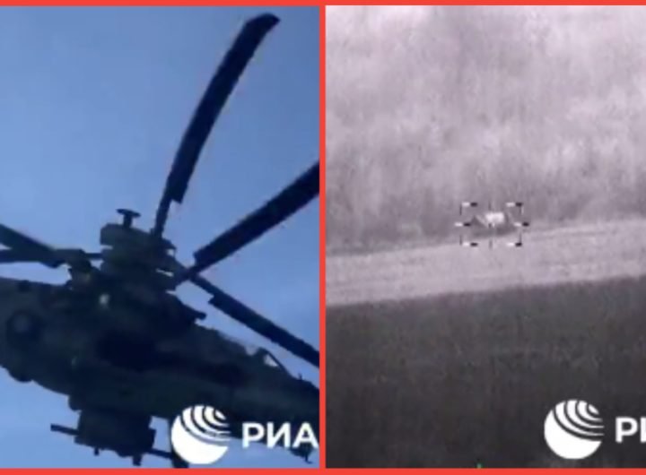 RUSKI ALIGATORI U AKCIJI: Objavljeni snimci dejstava helikoptera Ka-52 i Mi-8 terminator u Ukrajini (VIDEO)