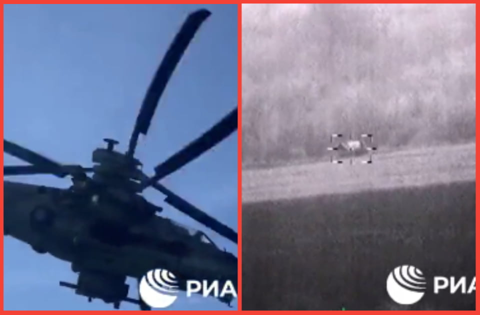 RUSKI ALIGATORI U AKCIJI: Objavljeni snimci dejstava helikoptera Ka-52 i Mi-8 terminator u Ukrajini (VIDEO)
