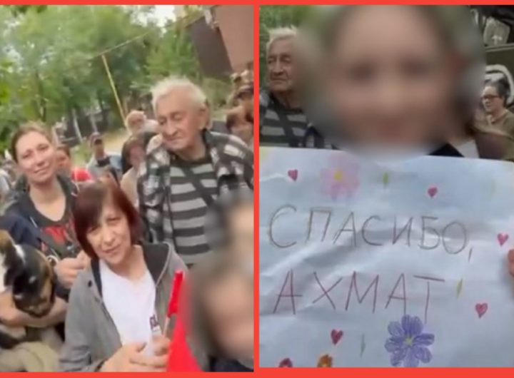 KAKO JE SEVERODONJECK DOČEKAO RUSE? Kadirov objavio snimak - građani na ulicama; poruka - "Спасибо Ахмат!" (VIDEO)
