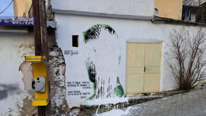 NA METI VANDALA: Uništen mural sa likom Novaka Đokovića na Kosovu i Metohiji
